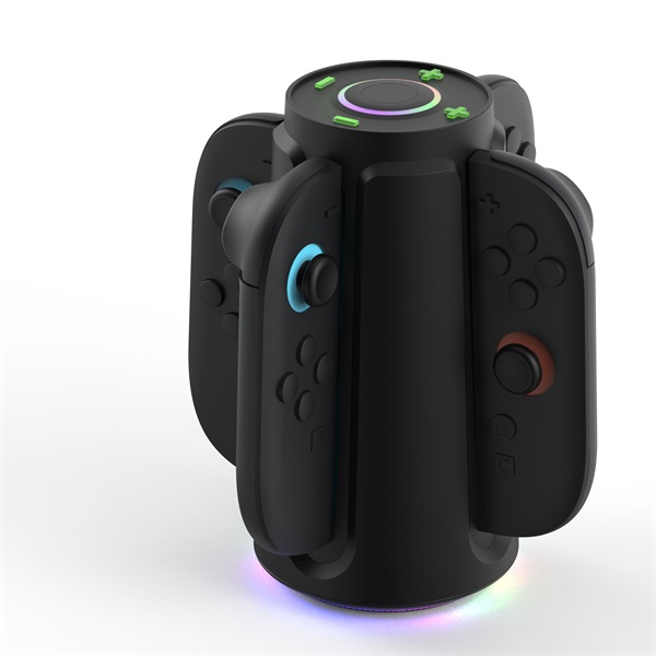 Hyperkin M07719 Power Beacon Nintendo Switch 2 Joy-Con fekete töltőállvány