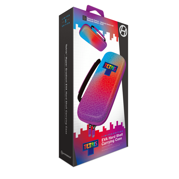 Hyperkin M07541-TEHG Tetris EVA Nintendo Switch/Switch OLED/Switch "Hyper Gradient" erősített utazótok