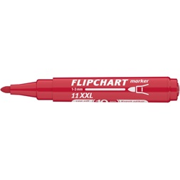 ICO Flipchart 11 XXL piros marker