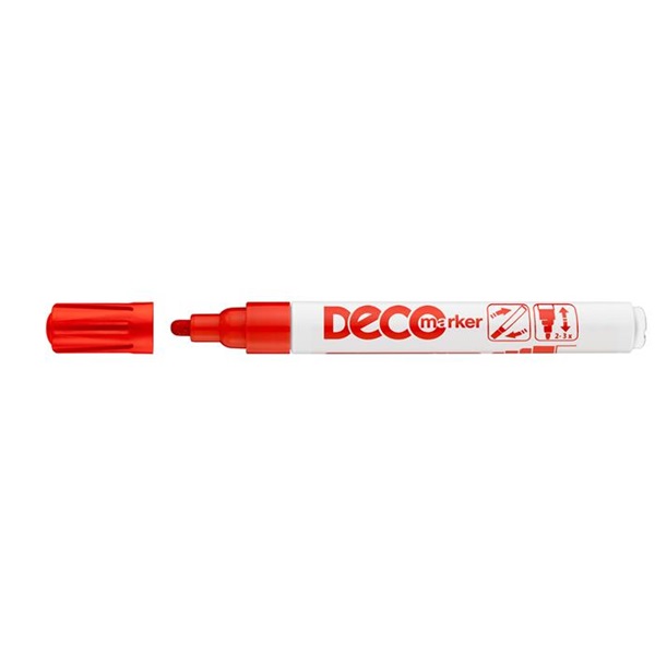 ICO Deco Marker D10 piros lakkmarker