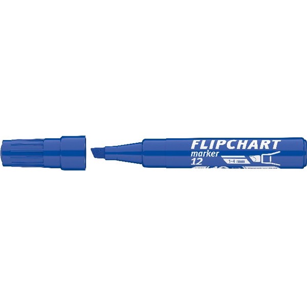ICO Flipchart 12 kék marker