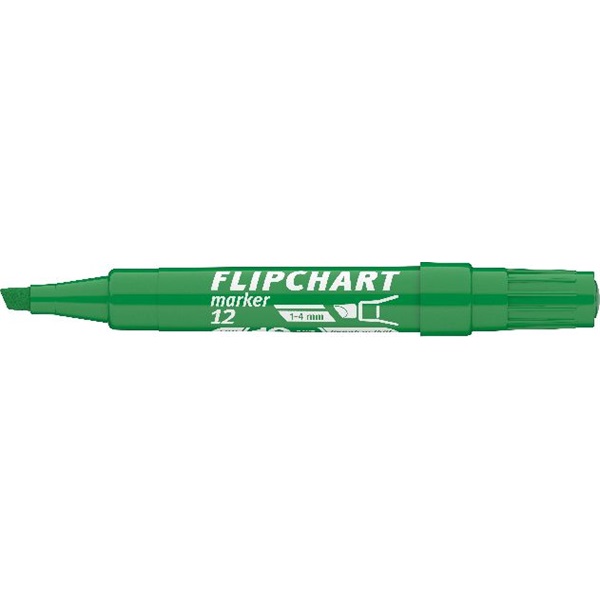 ICO Flipchart 12 zöld marker