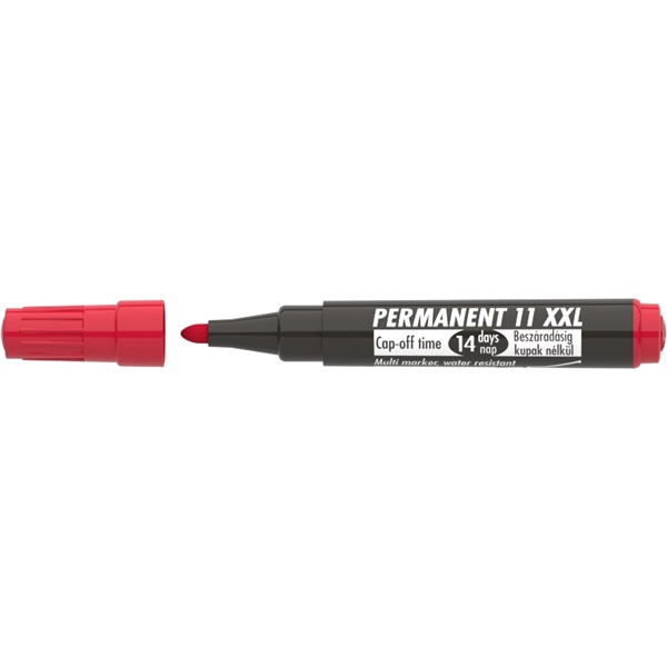 ICO Permanent 11 XXL piros marker