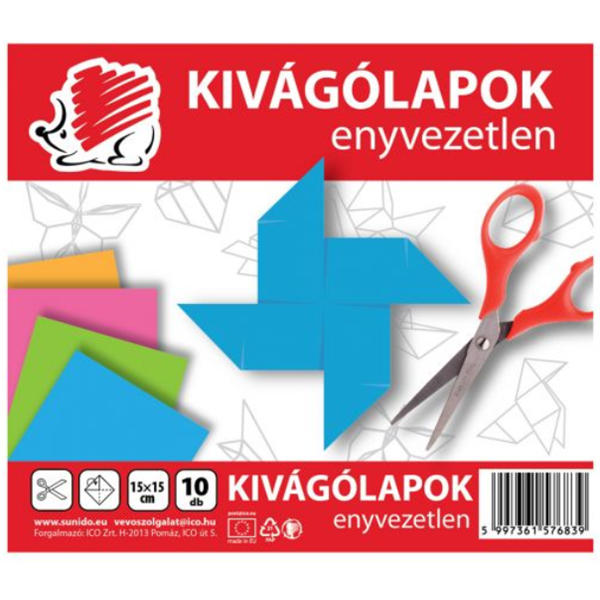 ICO Süni 10 lap enyvezetlen kivágólap