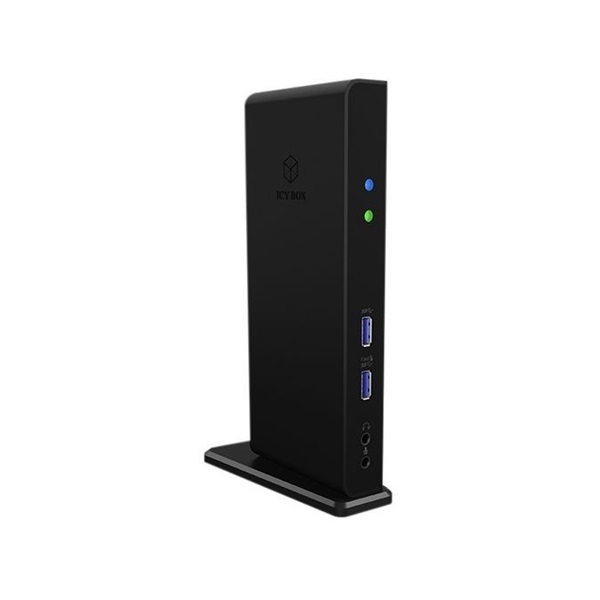 ICY BOX DockingStation 11-in-1 USB3.0 dokkoló fekete