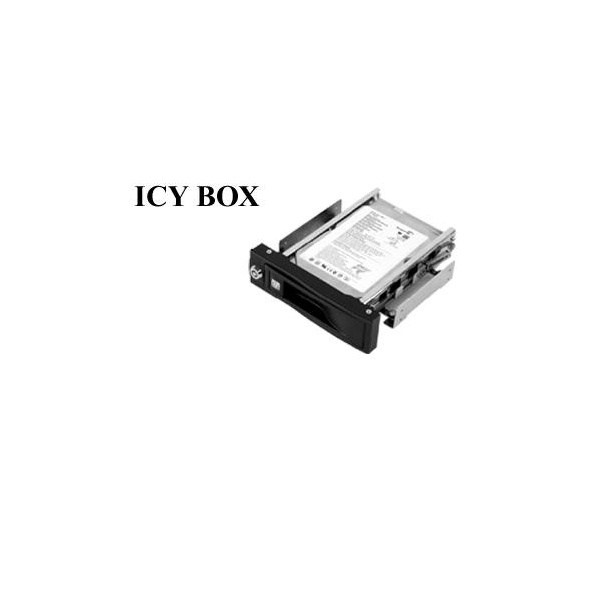 ICY BOX 3,5" SATA II Mobil rack, aluminium, fekete