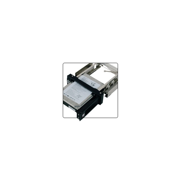 ICY BOX 3,5" SATA II Mobil rack, aluminium, fekete