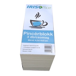 IRISOffice 7x15x3cm 3db/csomag pincérblokk