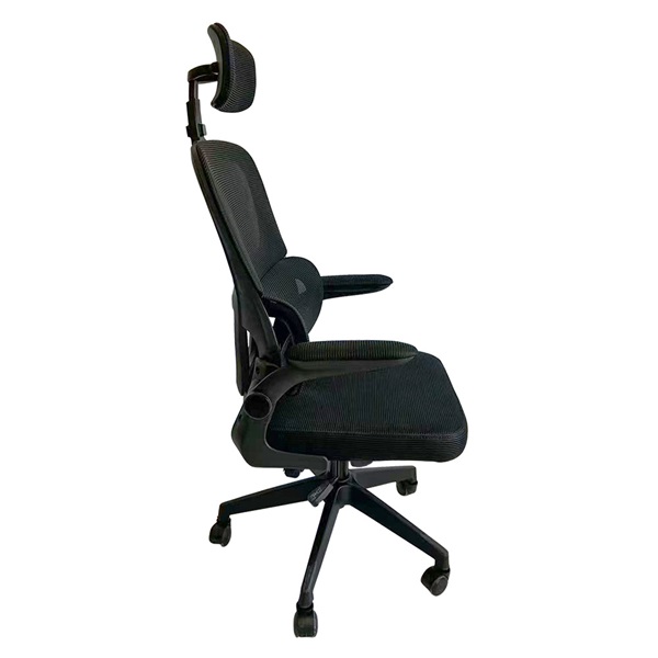 IRISOffice Arcadia fekete, ergonómikus, szövet-hálós irodai forgószék fej és háttámasszal