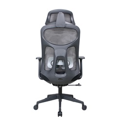 IRISOffice Mirage fekete ergonómikus, szövet-hálós irodai forgószék fej és háttámasszal