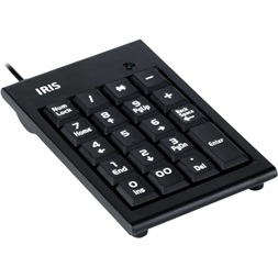 IRIS B-15 USB fekete numerikus billentyűzet