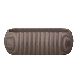 IRIS G-372 CORAL OVAL virágcserép 1.300ml 118x277x91mm