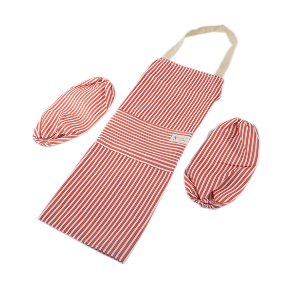 IRIS CT-43 Csíkos kötény 62X72 cm