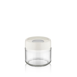 IRIS C-00113 Ring üveg tároló 300ml, fekete, elfántcsont vagy szürke színű