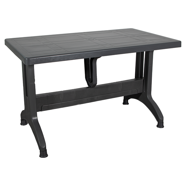 IRIS GF-1000A Stable antracit műanyag asztal 70x120cm