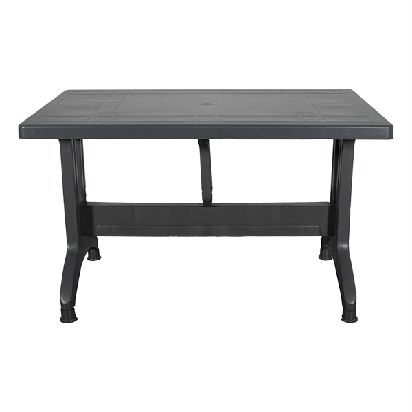 IRIS GF-1000A Stable antracit műanyag asztal 70x120cm