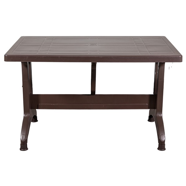 IRIS GF-1000BR Stable barna műanyag asztal 70x120cm