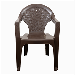 IRIS GF-300BR Palmiye barna műanyag karfás kerti szék