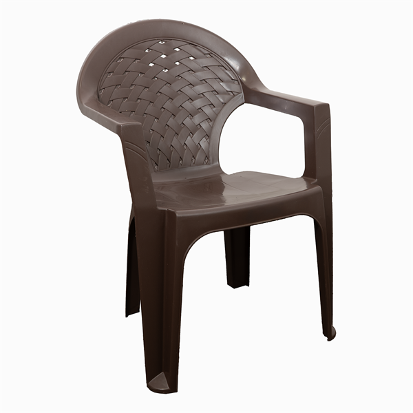 IRIS GF-300BR Palmiye barna műanyag karfás kerti szék