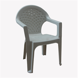 IRIS GF-300G Palmiye szürke műanyag karfás kerti szék