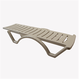 IRIS GF-610 Sunset capuccino műanyag, háttámlás napágy 65x188x30cm