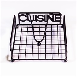 IRIS KT-211 CUISINE fémrácsos szalvétatartó 18cmx18cmx7cm