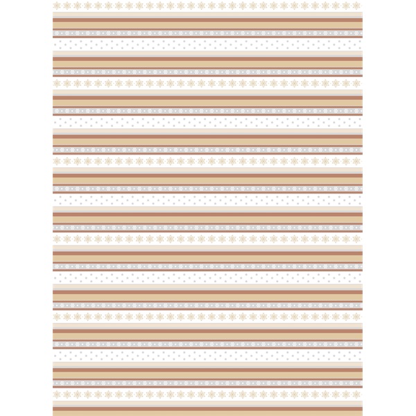 IRIS Karácsonyi tekercses METAL csomagolópapír,  200x70cm, különböző mintákkal, 60g/m2