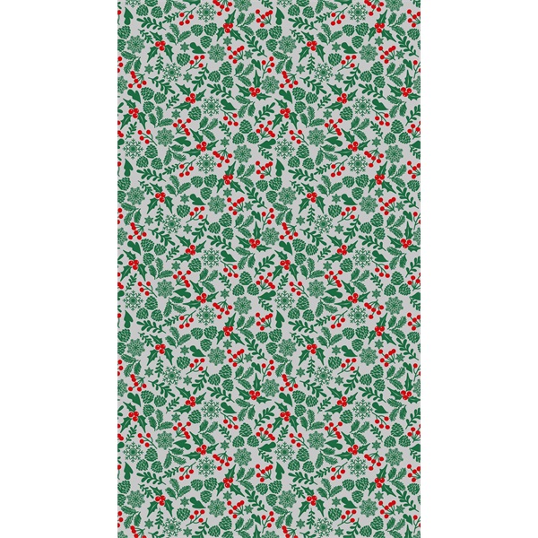 IRIS Karácsonyi tekercses METAL csomagolópapír,  200x70cm, különböző mintákkal, 60g/m2