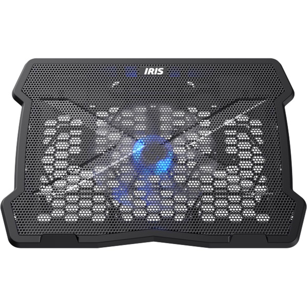 IRIS L-13 fekete notebook hűtőpad (Újszerű)