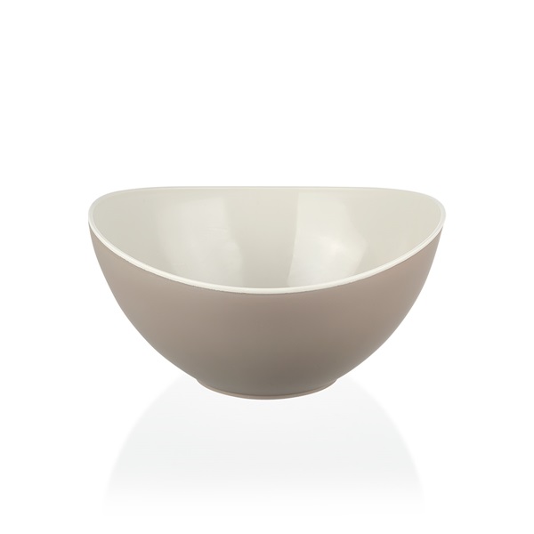 IRIS L-00469 dupla színű tál 2.800ml, zöld, szürke, beige