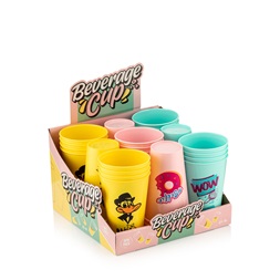 IRIS L-00749 Limonádé pohár 450ml, rózsaszín vagy kék