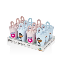 IRIS L-00750 Limonádé pohár szívószállal 450ml