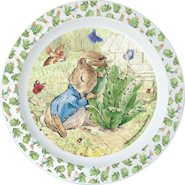 IRIS Licenc Nyúl Péter műanyag mikrózható lapostányér