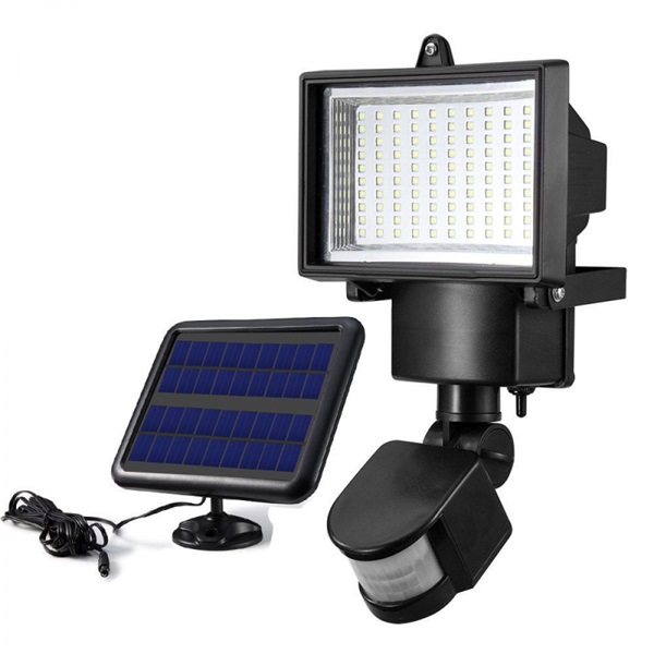 IRIS MSL-015SBW-100LED napelemes mozgásérzékelő reflektor (Újracsomagolt)