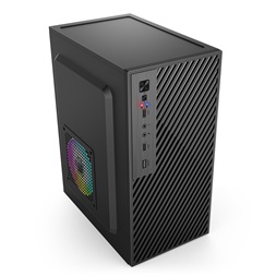 IRIS Q2515 fekete (táp nélküli) mATX számítógépház