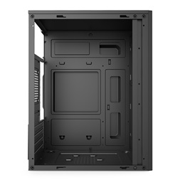 IRIS Q2515 fekete (táp nélküli) mATX számítógépház