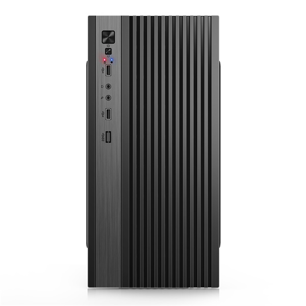 IRIS Q2515 fekete (táp nélküli) mATX számítógépház (Újszerű)