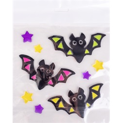 IRIS ablakzselé 3 denevér 20 x 25cm