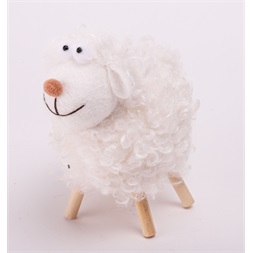 IRIS dekor bárány fa lábú 10cm