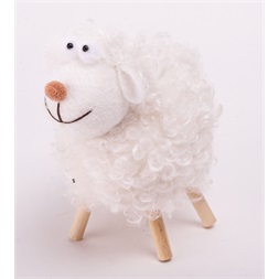 IRIS dekor bárány fa lábú 14cm