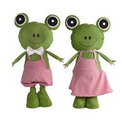 IRIS dekor filc béka fiú/lány 2szortiment 60cm