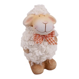 IRIS dekor kerámia terrakotta bari fehér/rózsaszín 5x9cm