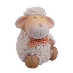 IRIS dekor kerámia terrakotta bari fehér/rózsaszín 7,5x10cm