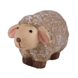 IRIS dekor műgyanta bárány barna 6x3,8cm