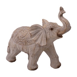 IRIS dekor műgyanta elefánt csontszín 18,5cm