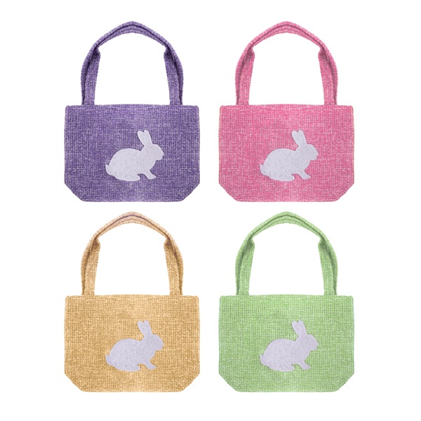 IRIS dekor textil kistáskás nyuszi 4 szortiment 20x13cm