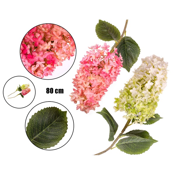 IRIS dekor virág orgona szálas 2 szín