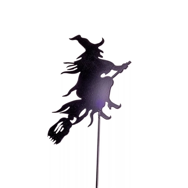 IRIS fém beszúró fekete boszorkány seprűn 16 x 80 cm