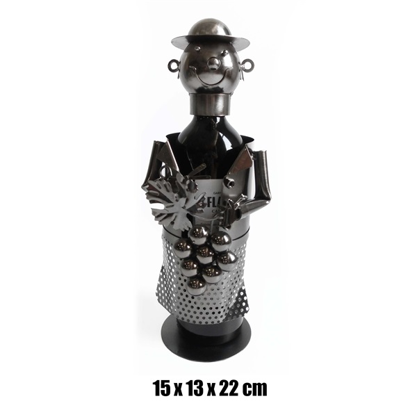 IRIS fém bortartó szüretelő 15x13x22cm