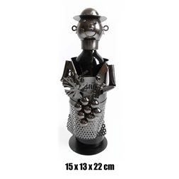 IRIS fém bortartó szüretelő 15x13x22cm